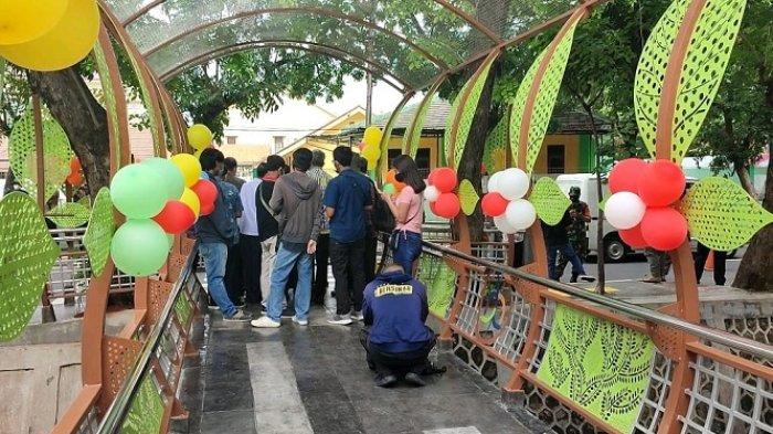 Sempat Tertunda 5 Tahun, Jembatan Galur Sari Timur Matraman Selesai Direvitalisasi Berbentuk Daun