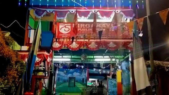 Tidak Adakan Lomba, Warga Kembangan Hias Kampung Jelang HUT ke-75 RI
