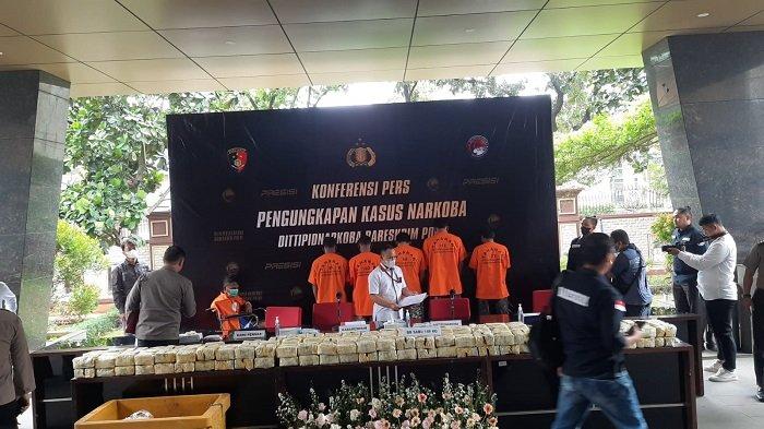 Polisi Tembak Satu Orang Kaki Tangan Mafia Narkoba Jaringan Internasional, Barang Bukti 149 Kg Sabu