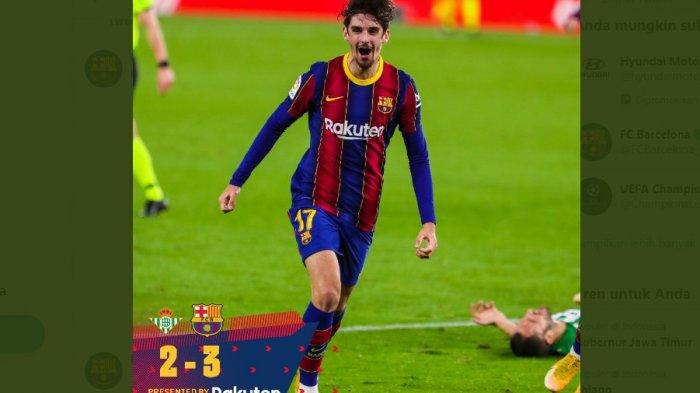 Hasil Real Betis vs Barcelona 2-3, dari Bangku Cadangan Messi Bangkitkan Kemenangan, Barca 2 Besar