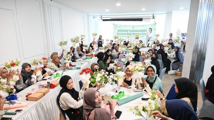 Lirik Tren Ladang Cuan, Sahabat Sandi Uno Ciptakan Peluang Bisnis Usaha Buket Bunga di Kota Makassar