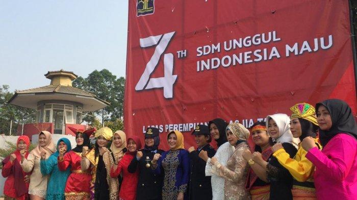 Warga Binaan Lapas Perempuan Kelas II A Tangerang Gelar Upacara Peringatan Hut Kemerdekaan RI Ke 74