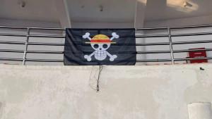 endera-One-Piece-terpantau-terpasang-di-tribun-Laga-Satria-Cibinong.jpg