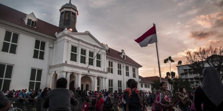 Pagi Ini Kota Tua Padat Pengunjung