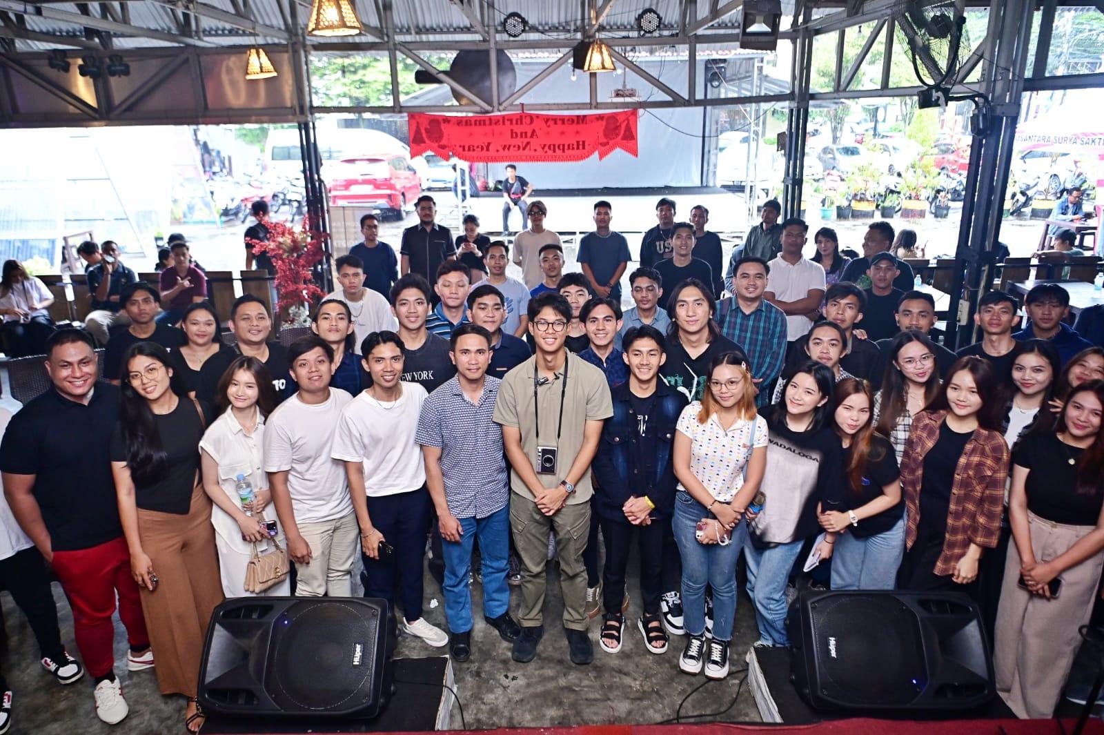 Alam Ganjar Bicara Pengembangan UMKM Dihadapan Pemuda Manado