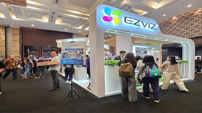 EZVIZ Pamerkan Smart Lock dengan Pemindai Wajah dan Pembuluh Darah Telapak Tangan di IndoBuildTech - Wartakotalive.com