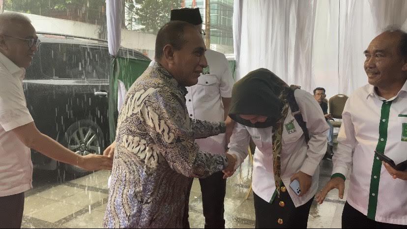 Uji Kelayakan Gubernur Sumut di Markas PKB, Edy Rahmayadi: Persiapannya Sudah Lima Tahun