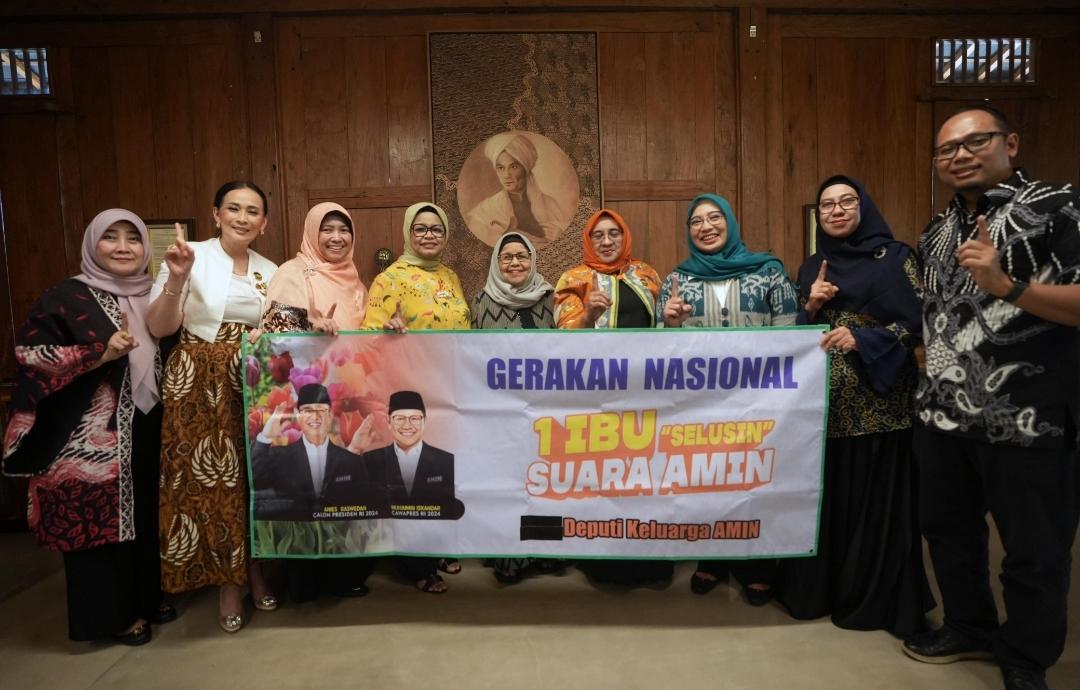 Terima Kunjungan Timnas AMIN, Istri Anies Dukung Program 1 Ibu Selusin Suara