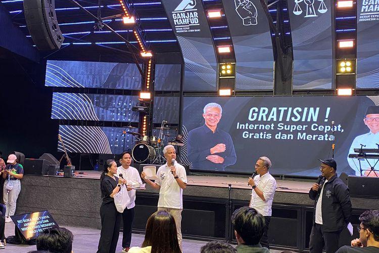 Ganjar Serap Aspirasi: Pelajar dan Guru Butuh Internet Gratis, Bukan Makan Siang Gratis