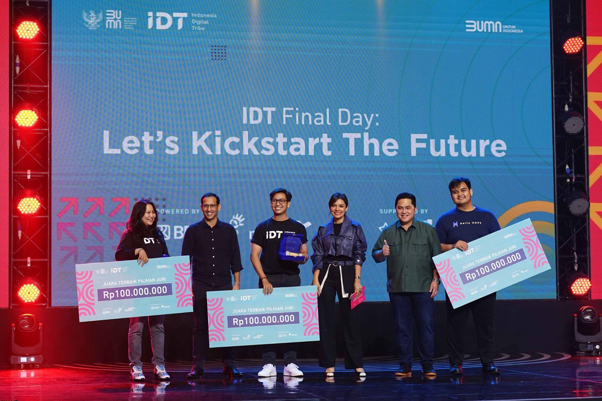 Tiga Tim Terbaik Indonesia Digital Tribe 2022 Ikut Program Inkubator Bisnis di BUMN