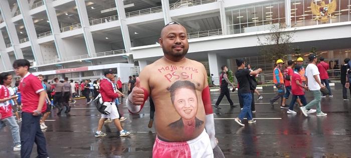 Suporter dari Yogyakarta Rela Keluarkan Uang Rp 4 Juta untuk Dukung Indonesia Saat Melawan Argentina