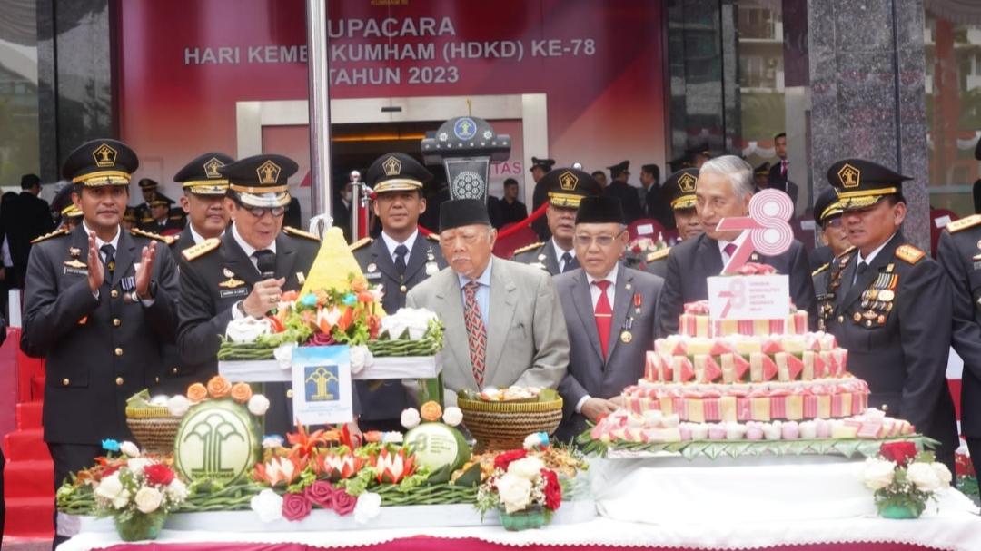 Pesan Mendalam Menteri Yasonna Laoly di HUT ke-78 Kemenkumham
