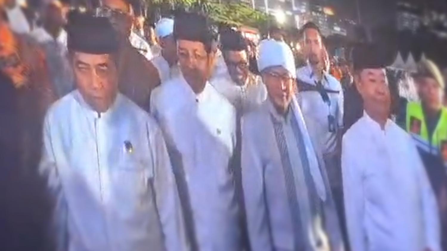 VIDEO Momen Menteri Agama Hadiri Muhasabah di Monas Jakpus