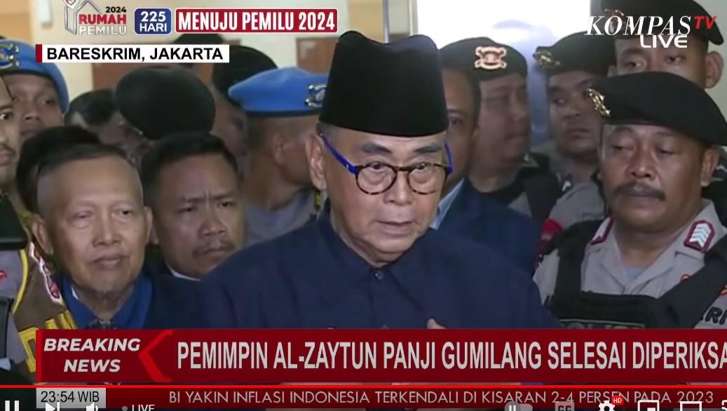 Bareskrim Polri akan Panggil Lagi Panji Gumilang Setelah Saksi Ahli Diperiksa