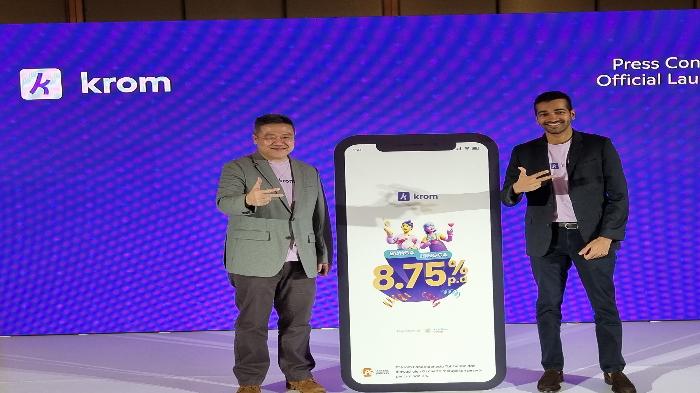 Digital Banking Krom Resmi Diluncurkan, Tawarkan Suku Bunga Lebih Tinggi, Keamanan dan Fleksibilitas