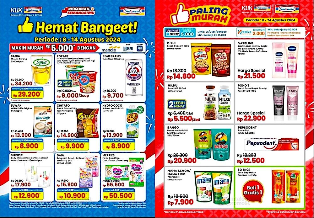 Promo JSM Indomaret 9-14 Agustus 2024 Dapatkan Diskon dari Kopi, Teh, Aneka Snack dll