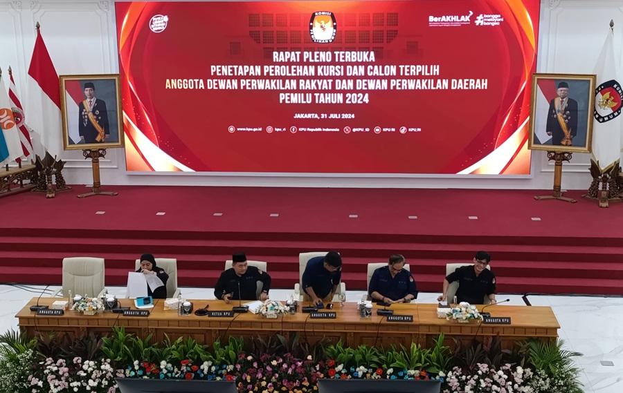 Muncul Sengketa, KPU Batal Tetapkan Perolehan Kursi DPR Hasil Pemilu 2024