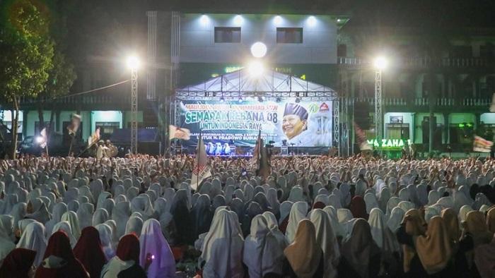 Ribuan Nyai, Ning, dan Santri di Jatim Deklarasi Dukung Prabowo: Istiqomah pada Kebaikan