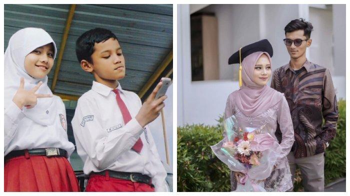 Pasangan Asal Wonosobo Jateng Ini Jalin Cinta Sejak SD Hingga Dewasa dan Berakhir ke Pelaminan