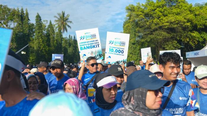 Kemensos, Filantropi dan Masyarakat Gerak Bantu Korban Bencana Sumatera di Run For Solidarity
