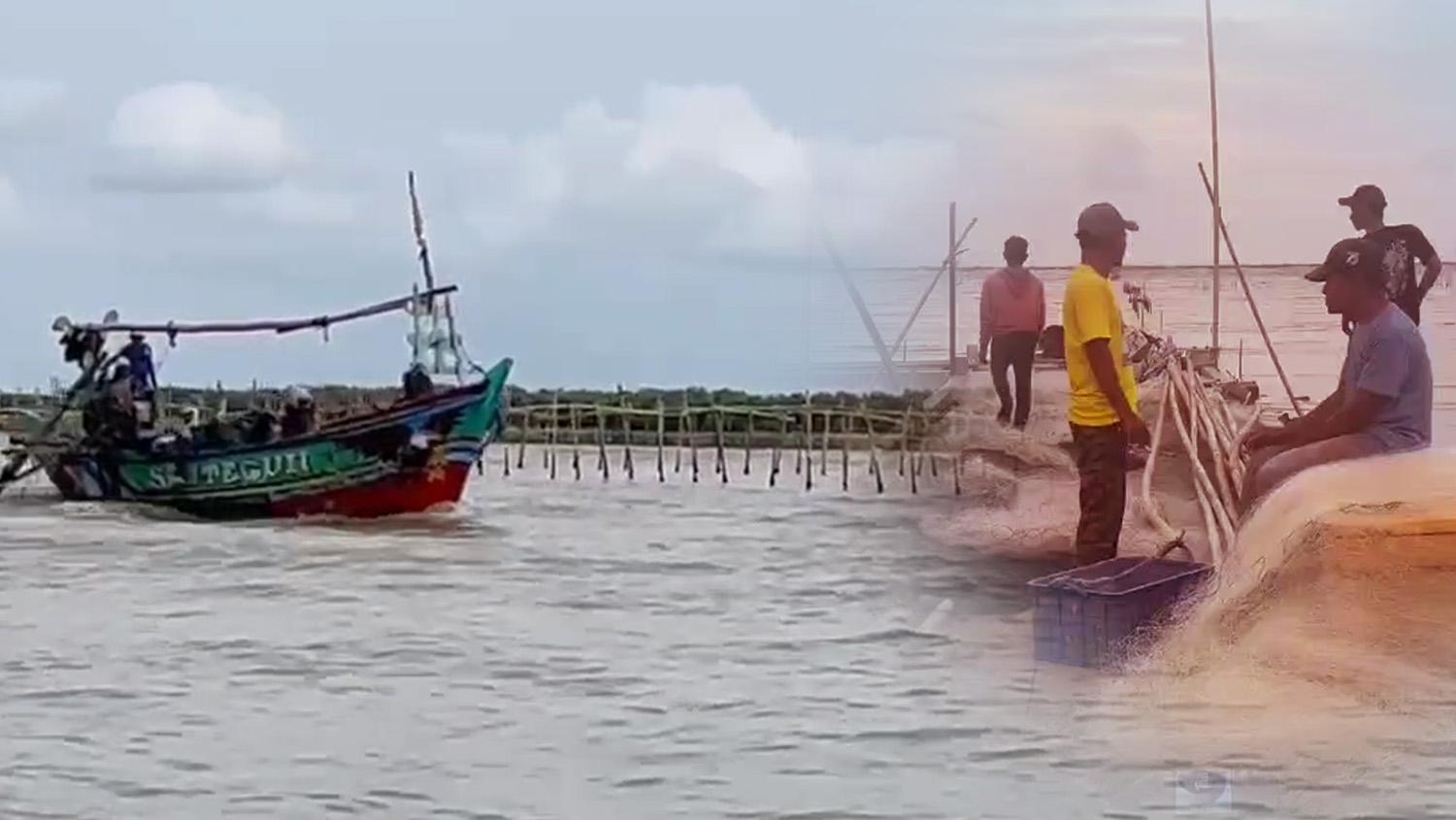 VIDEO Viral Pagar Misterius di Laut Pesisir Tangerang, Dampak Para Nelayan?