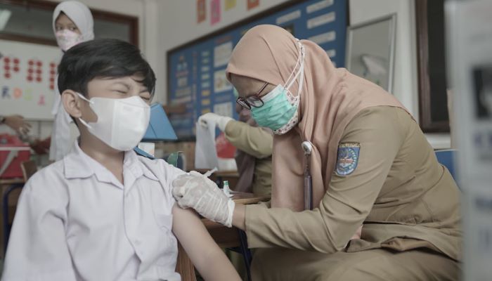 Al Hamidiyah Depok Gelar Vaksinasi Ceria untuk Anak 6 -11 Tahun, 629 Santri Disuntik Vaksin