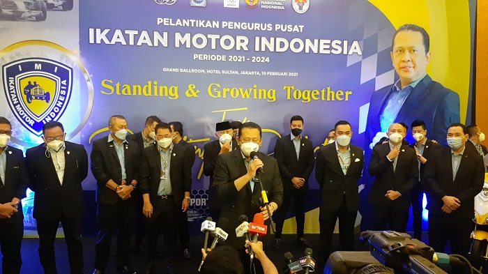 Ketua PP Ikatan Motor Indonesia 2021-2024 Bambang Soesatyo Yakin Dirinya Bisa Cetak Sepuluh Pembalap