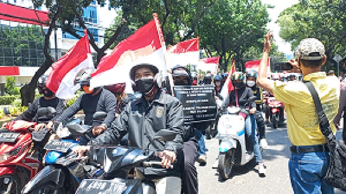 Demo Tolak Formula E di Gedung DPRD DKI Jakarta Dibubarkan Polisi karena Masih Masa PPKM