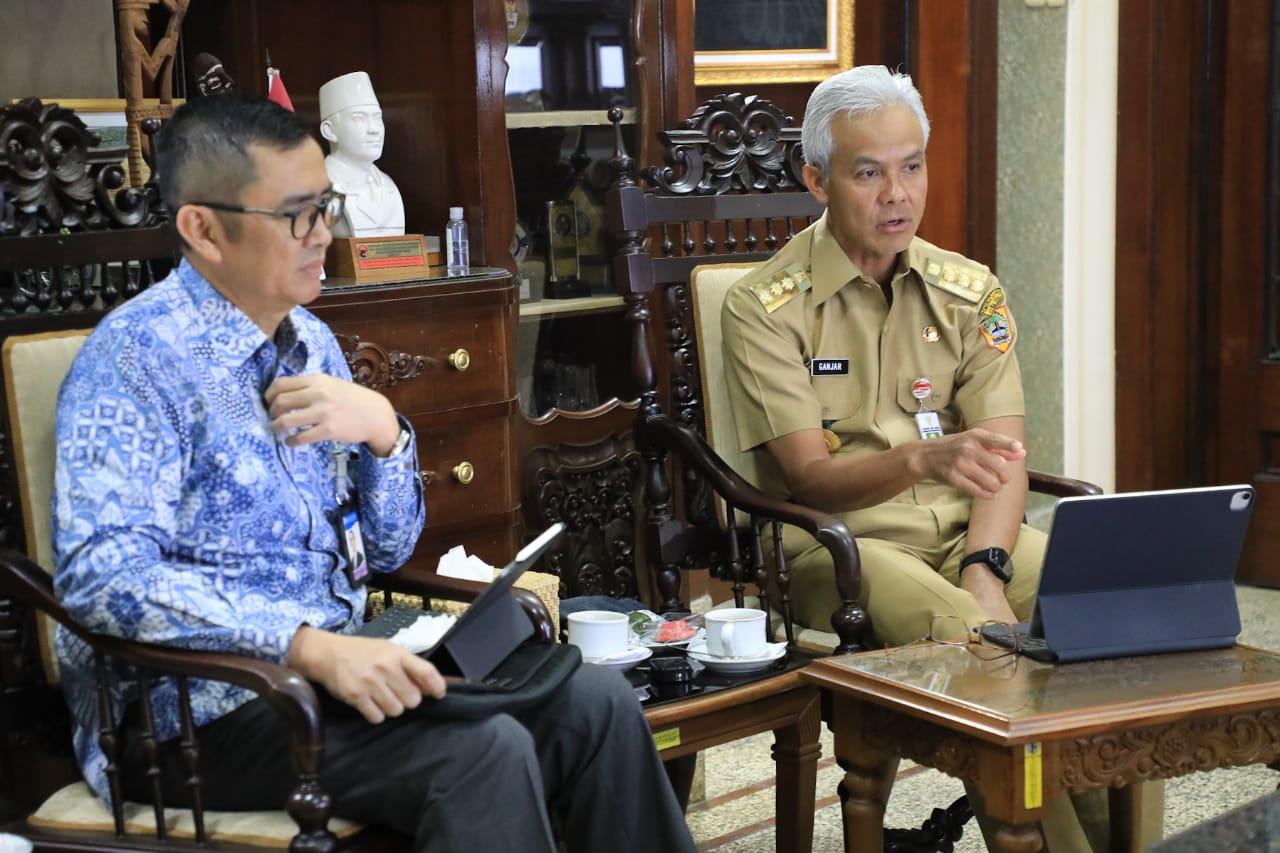 Atasi Inflasi dari Hulu ke Hilir, Ganjar Gandeng Bulog dan Polda Jateng