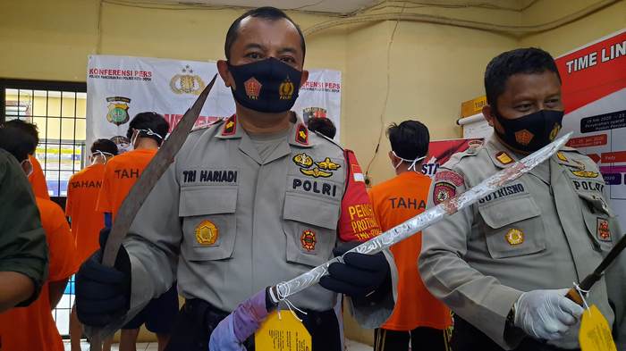 Polresta Depok Bekuk Tiga Pelaku Tawuran yang Tewaskan Seorang Remaja di Depok, Total 11 Orang