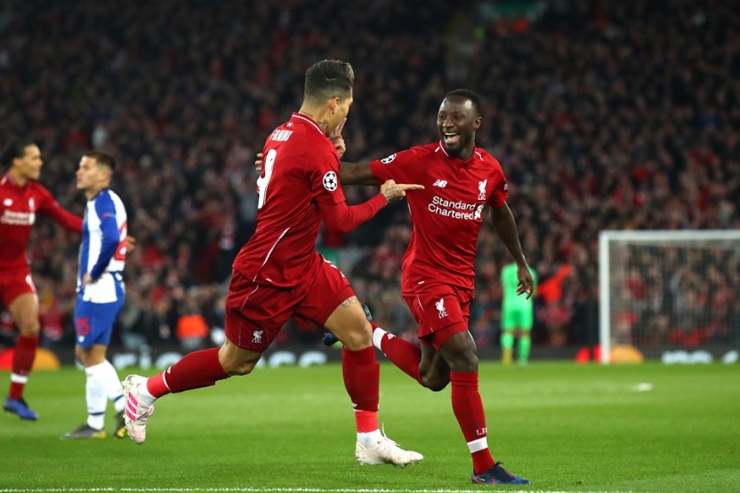 Hasil Babak Pertama Liverpool vs FC Porto 2-0: Firmino Jadi Bintang dengan 1 Gol dan 1 Asist