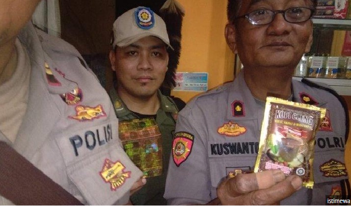 Polisi Razia Kopi Cleng di Sejumlah Kios Jamu, Selain DIlarang Beredar, Kopi Tersebut Makan Korban