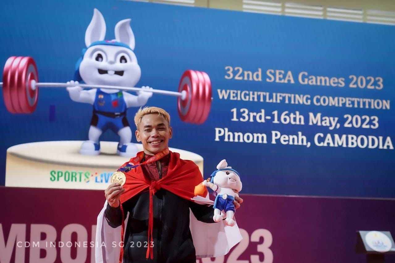 Tak Hanya Raih Emas, Eko Yuli Juga Pecahkan rekor di SEA Games 2023 Kamboja