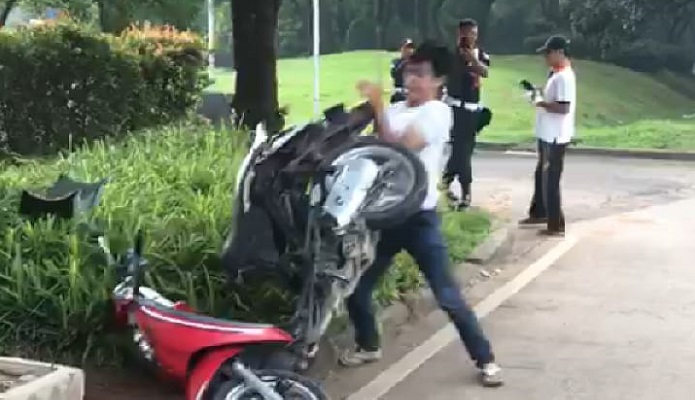 Adi Saputra yang Mengamuk di Serpong Dijerat Pasal Penadahan, Motor yang Dirusaknya Hasil Curian?