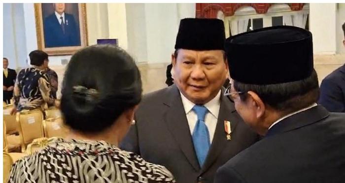 Kumpul Bareng! Beginilah Momen Prabowo Tertawa Bersama Puan dan Pramono Anung di Istana Negara