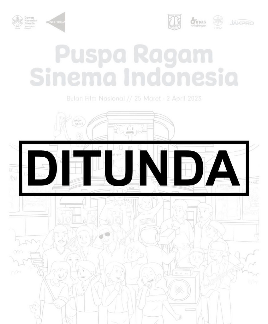 Dinas Kebudayaan DKI Jakarta Serahkan Nasib Pembatalan BFN 2023 di TIM ke Jakpro