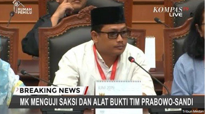 Setelah Bersaksi di MK, Saksi Tim Hukum Prabowo-Sandi Ini Dijebloskan ke Penjara