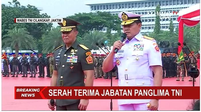 Resmi Jadi Panglima TNI, Yudo Margono Lanjutkan Program Andika Perkasa.