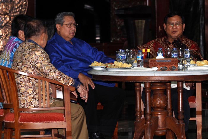 Prabowo : Yang Saya Hormati Bapak Presiden SBY