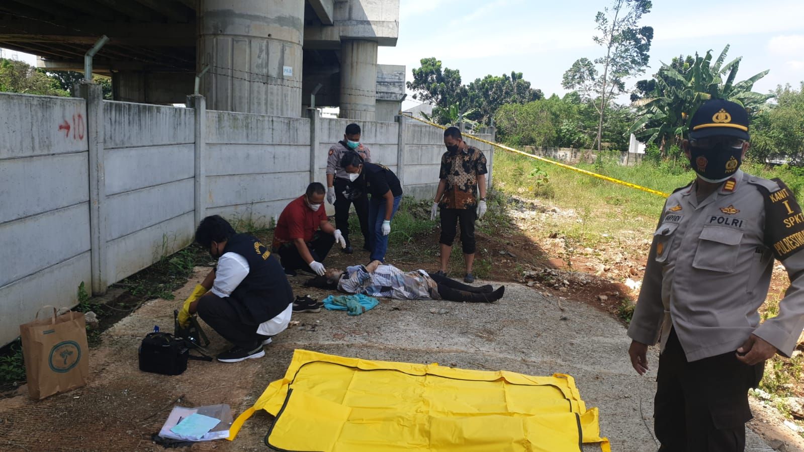 Polisi Pastikan Wanita yang Tewas di Kolong Jembatan Tol Jatikarya Tidak Sedang Mengandung