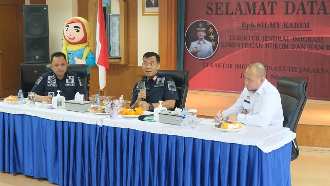 Kunjungi Kantor Imigrasi Jakarta Utara, Dirjen Imigrasi Instruksikan Percepat dan Permudah Layanan