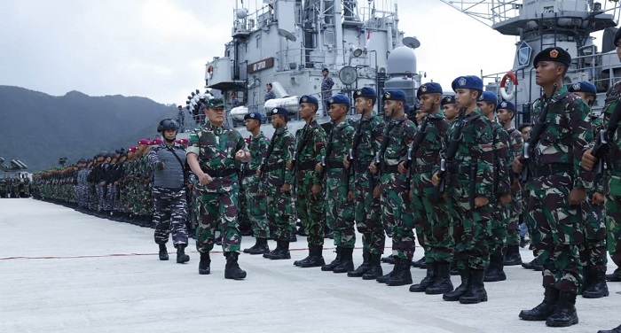 600 Prajurit TNI Siaga Tempur di Natuna, Diminta Tak Terprovokasi dan Bertindak Terukur