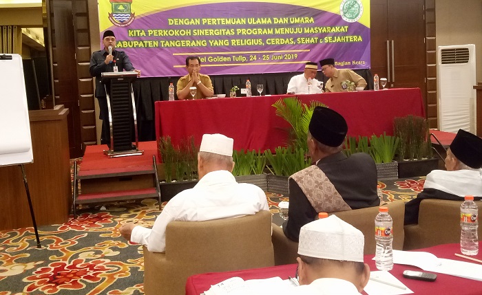 Bertemu dengan Ulama, Bupati Tangerang Ingatkan Persatuan Setelah Pemilu