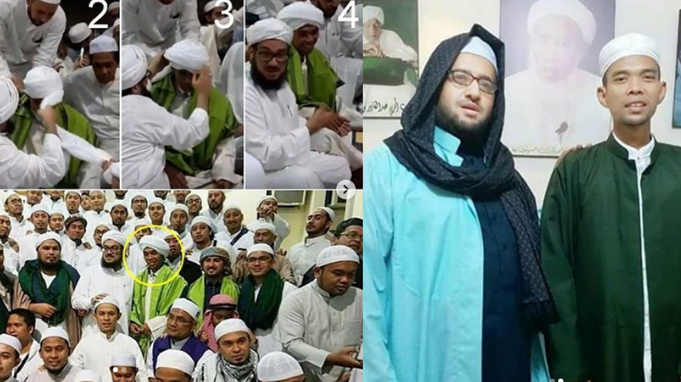 Ustadz Abdul Somad Bahagia Dapat Sorban dan Jubah dari Cucu Nabi Muhammad, Hassan dan Husein