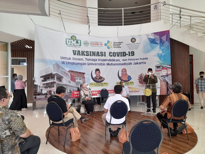 Sebanyak 1.200 Dosen, Mahasiswa, Karyawan UMJ Ciputat Tangsel Disuntik Vaksin, Target 2 Hari Selesai