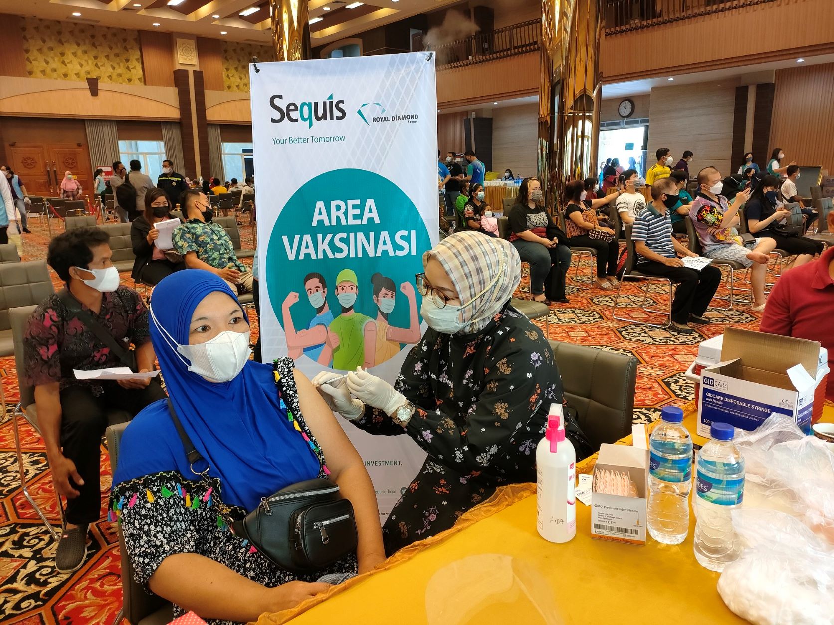 Kurangi Risiko Terpapar Covid-19, Sequis Gelar Vaksinasi untuk Warga Samarinda