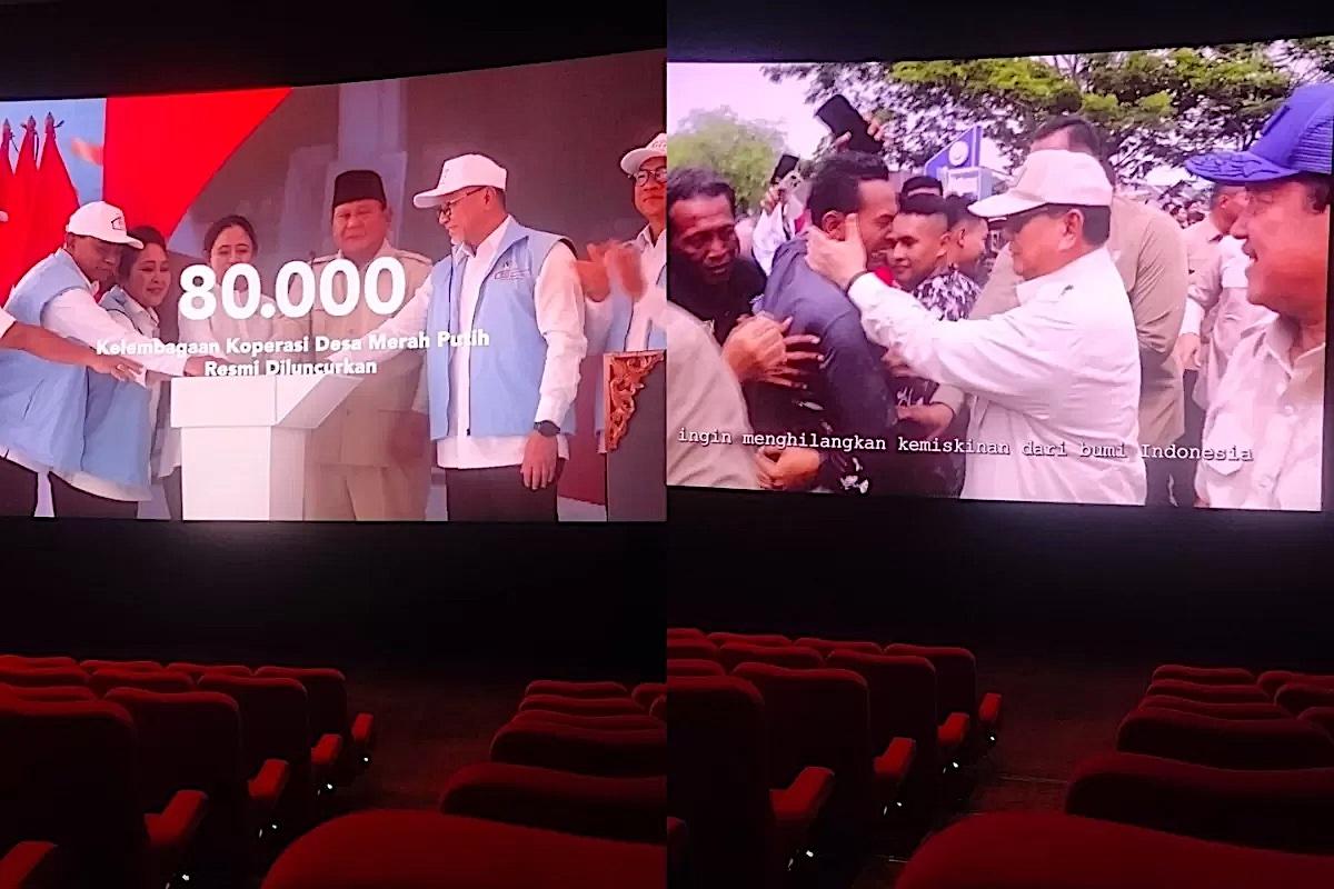 video prabowo di bioskop