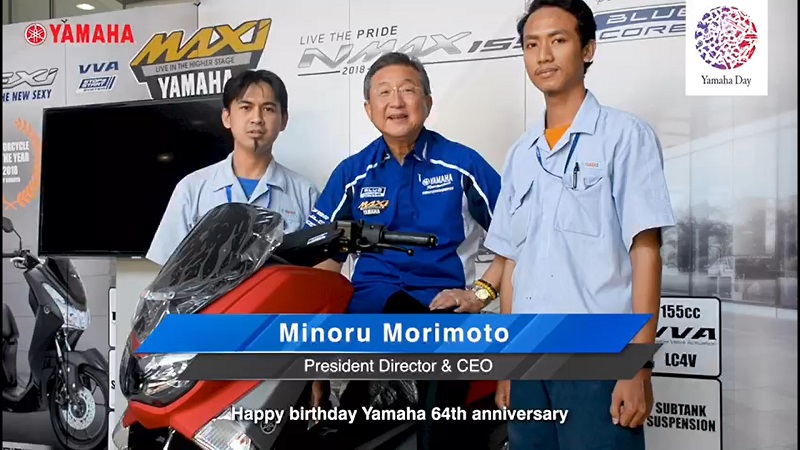 Ulang Tahun ke-64, Yamaha Siapkan Yamaha Vixion-R untuk Netizen dengan ucapan Terbaik