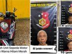 Kolase-sejumlah-tersangka-curanmor-dan-barang-bukti-sepeda-motor-diamankan-jajaran-Polsek-Palmerah.jpg