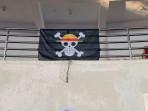 endera-One-Piece-terpantau-terpasang-di-tribun-Laga-Satria-Cibinong.jpg